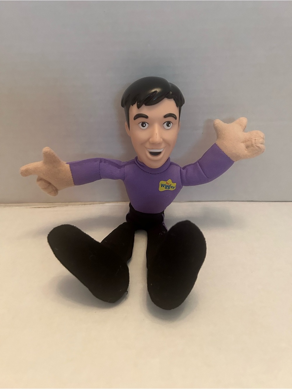 The Wiggles Jeff Purple shirt plush doll